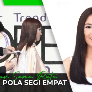 Guntingan Sama Rata dengan Pola Segi Empat